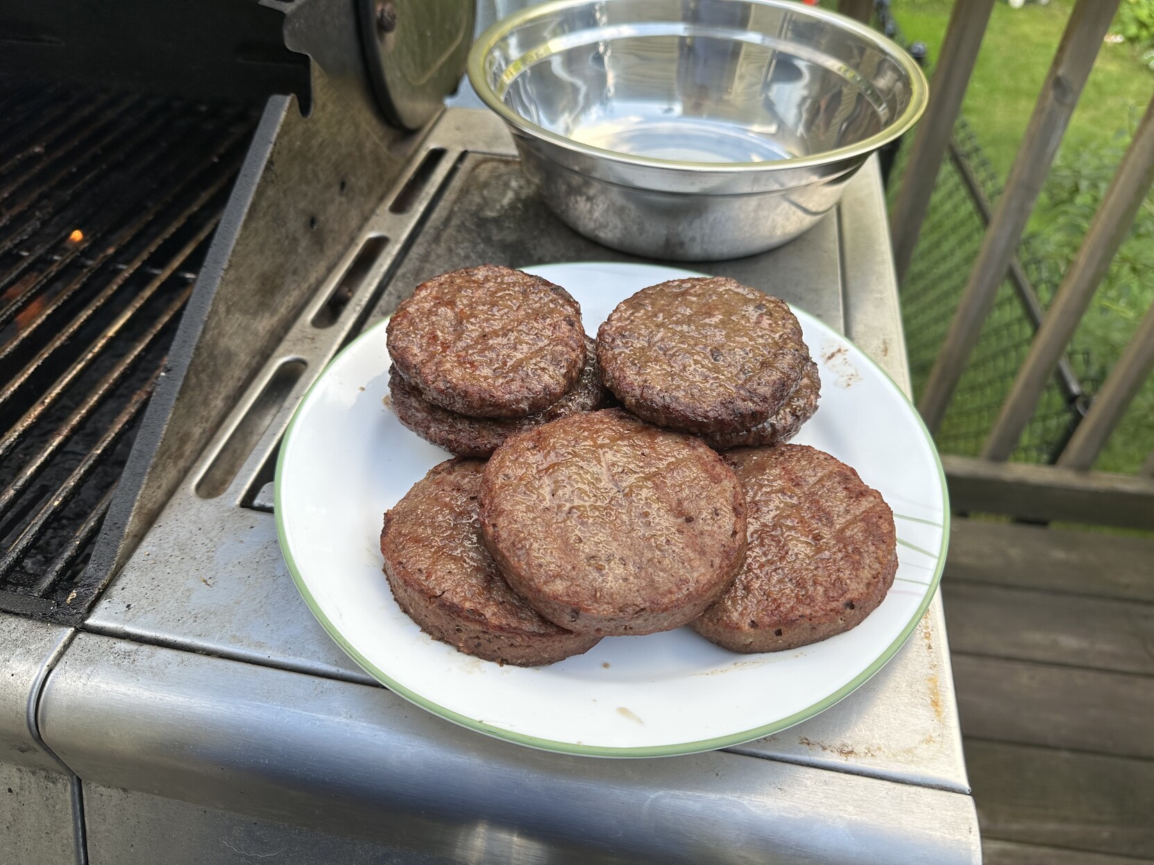 a photo of burgers on a plate