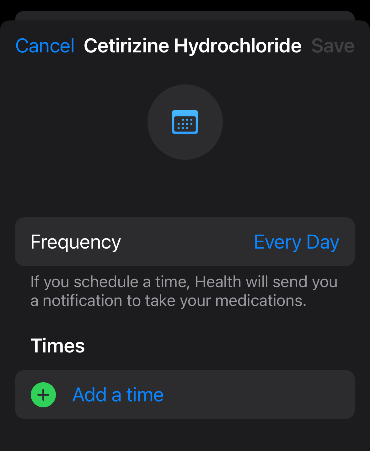 a screenshot of the Apple Health app