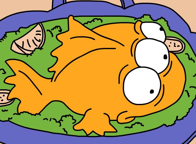 the ‘blinky’ three eyed fish from The Simpsons