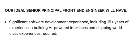 a screenshot of a job listing.