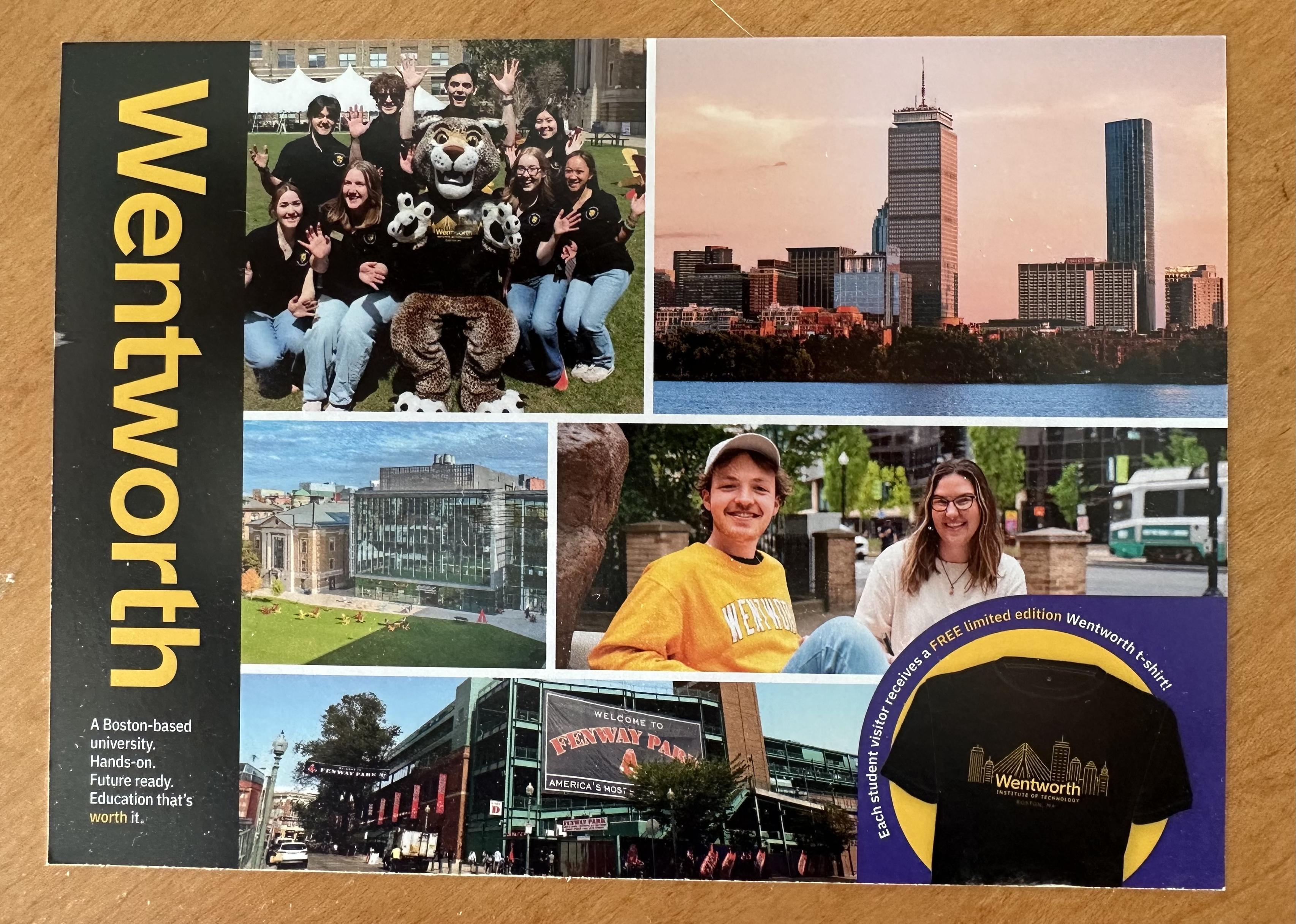 a postcard from wentworth institute of technology